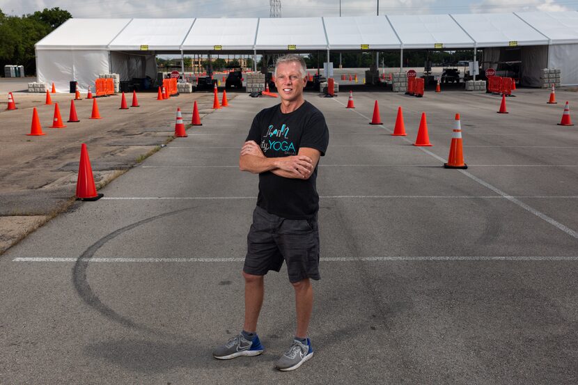 Mike Luckock volunteered at the Fair Park mega vaccination site nearly every day between...