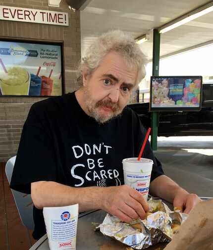 Daniel Johnston, shown here in 2017, two years before his death, led a troubled life.