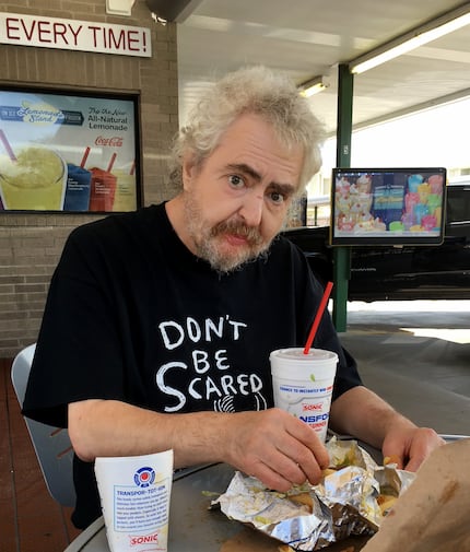 Daniel Johnston, shown here in 2017, two years before his death, led a troubled life.