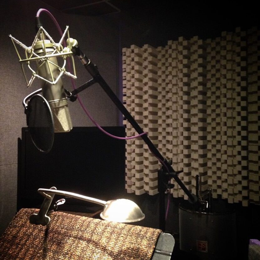  A typical voiceover studio setup for Barbara.