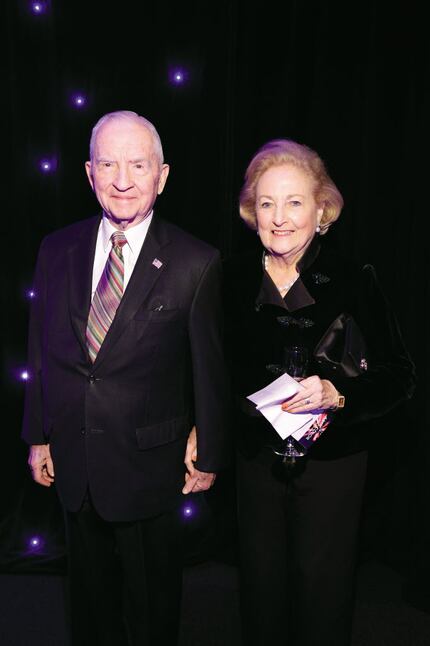 Ross  and Margot Perot, at  the Perot Museum of Nature and Science in 2015. 