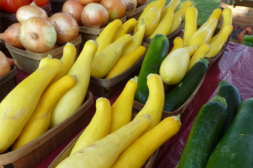 Heddins Family Farms brings produce to the Rowlett Farmers Market.  