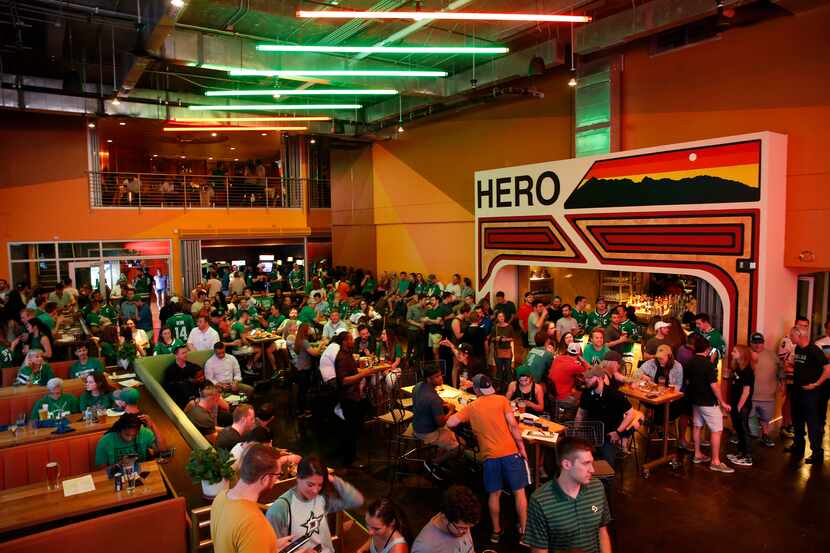 Hero will host a Super Bowl watch party, just as it did when the Dallas Stars were in the...