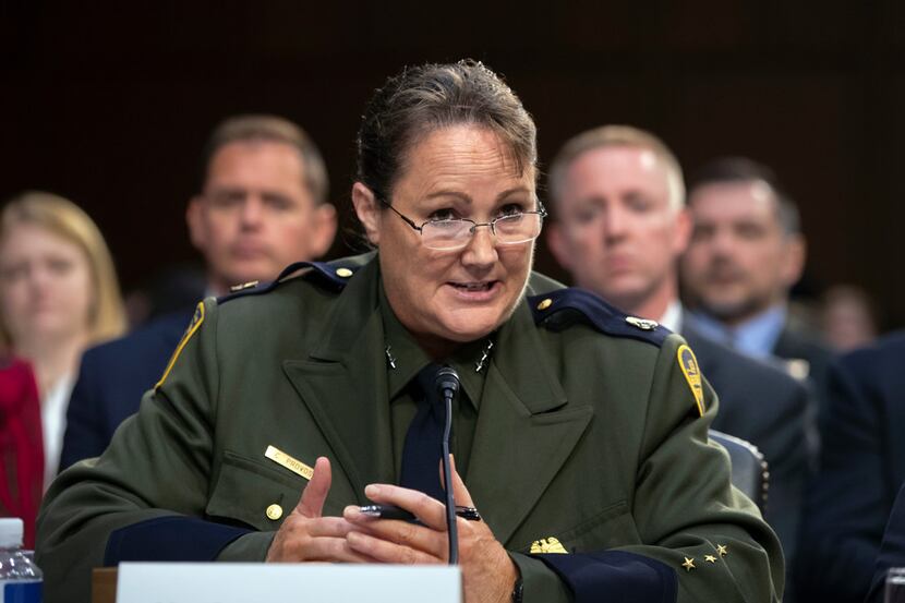 Customs and Border Protection U.S. Border Patrol Acting Chief Carla Provost takes questions...