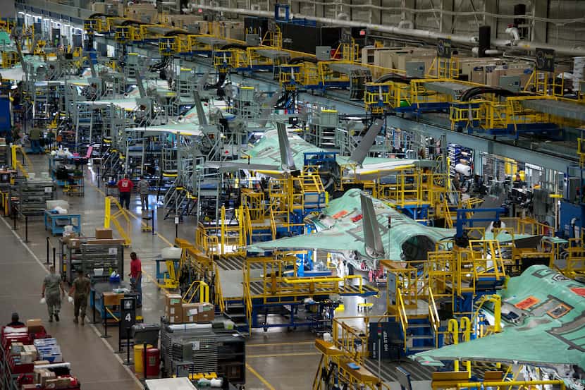 F-35 fighter jets are manufactured at Lockheed Martin's facility in Fort Worth.