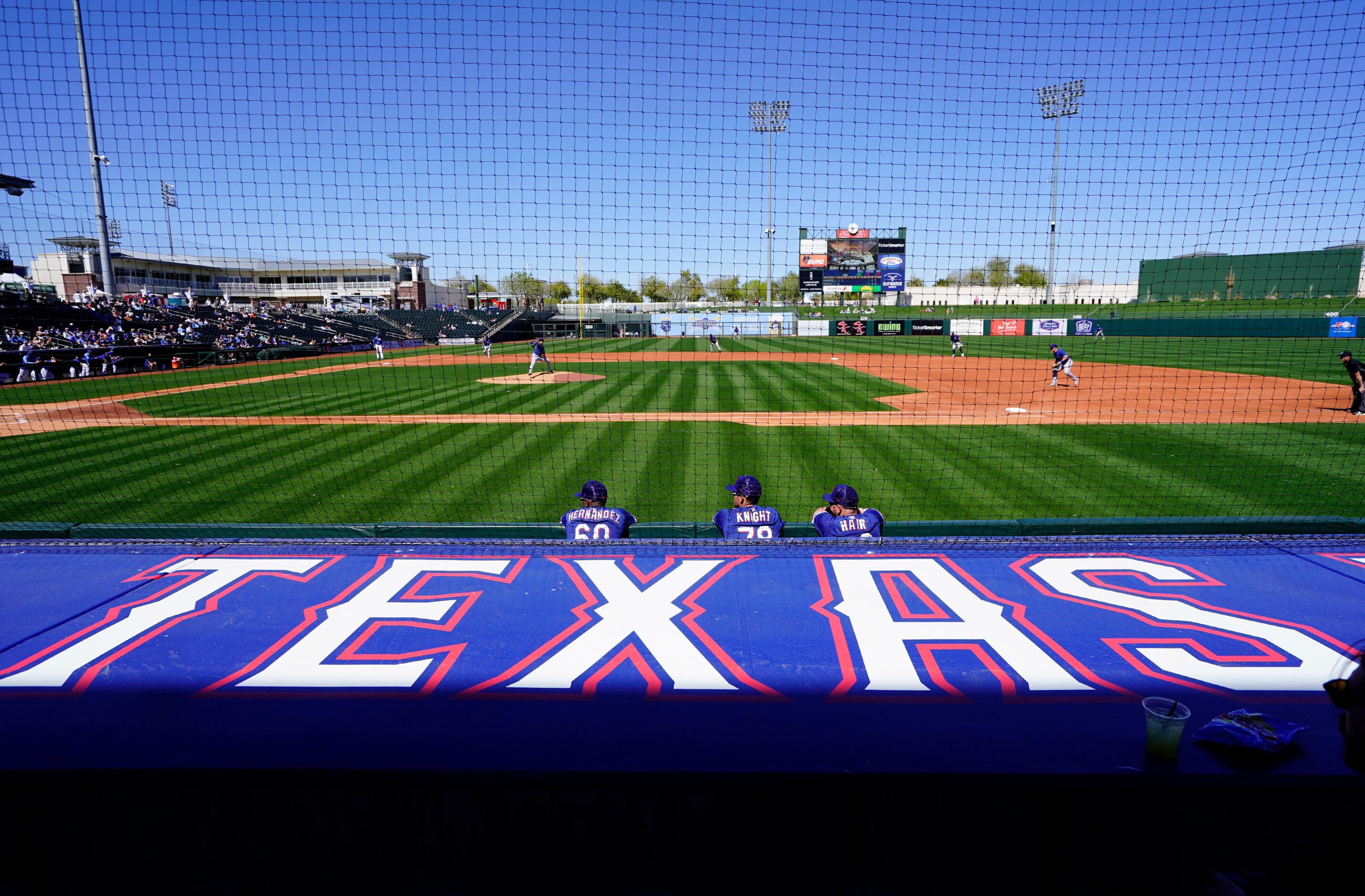 Baseball and their fans are back watching a minor league Spring Training game between the...