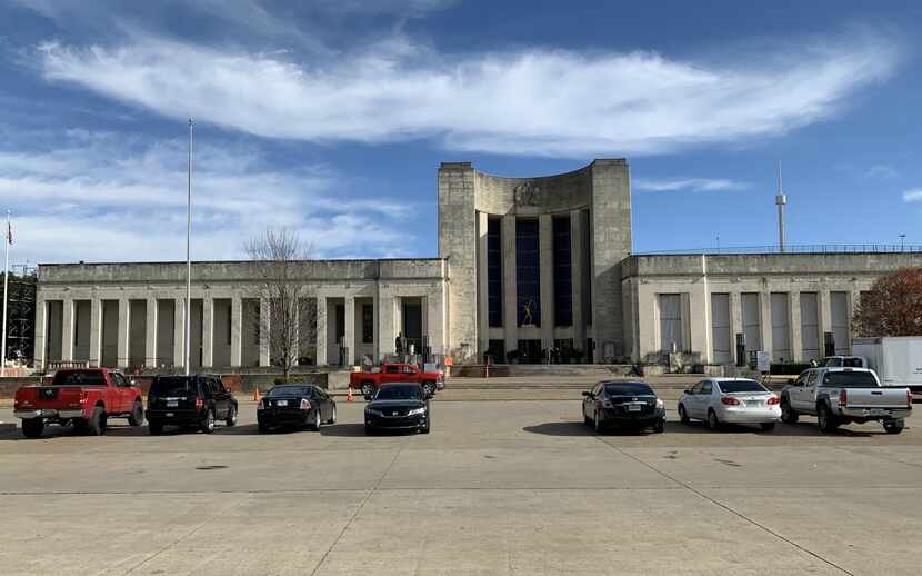 Last week, crews worked on the Fair Park Hall of State, which is in dire need of a...