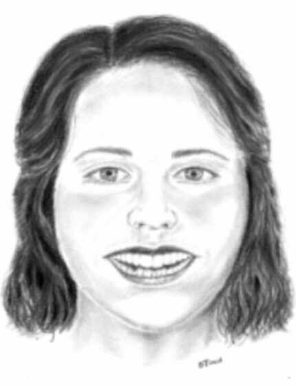 Police released a sketch of the woman's face.