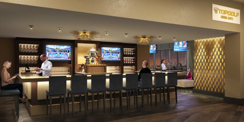 The new Topgolf Swing Suite is planned for the Doubletree hotel on North Central Expressway.