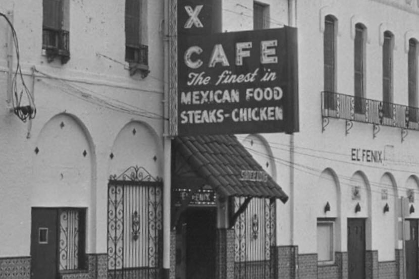 Undated image from the mid-1900s  shows El Fenix Cafe's main Dallas location, with the...