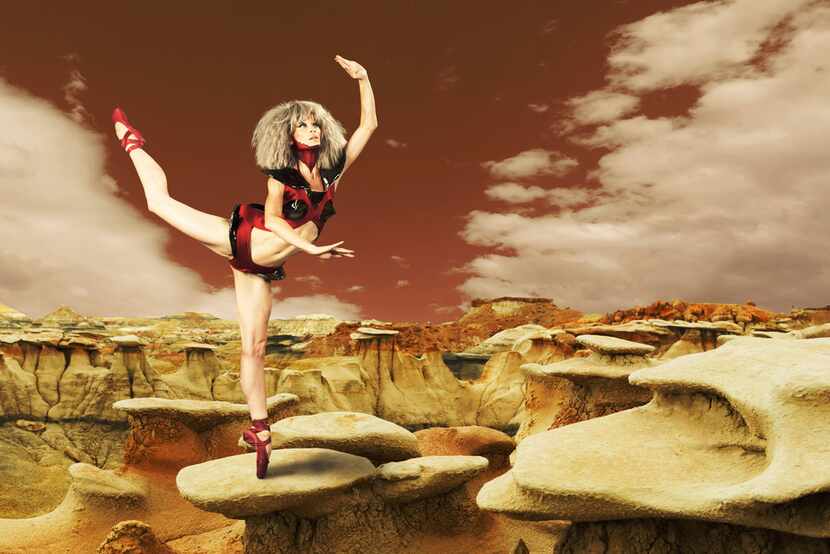 Lea Zablocki in a promotional shot for Cosmic Fiction,  Dallas Neo-Classical Ballet's...