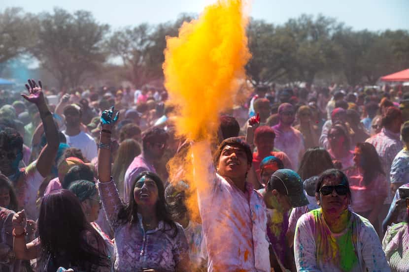 Holi celebrations, including  Holi Mela — Dallas Festival of Colors at Southfork Ranch,...