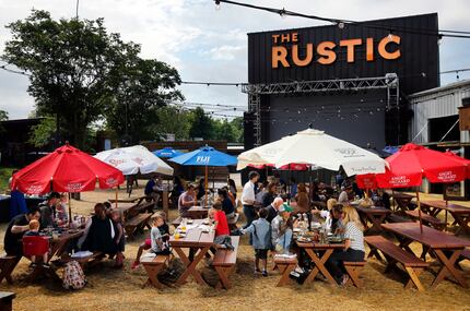 The indoor-outdoor atmosphere at The Rustic makes it feel less cramped during special...