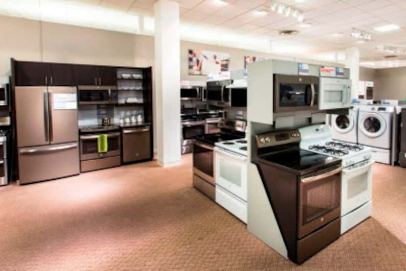  The appliance showroom in J.C. Penney at Ingram Park Mall in San Antonio.