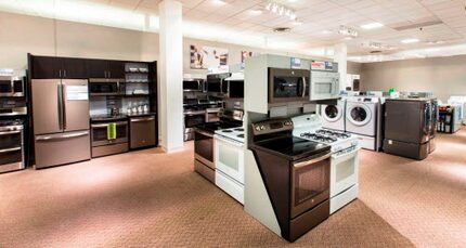  The appliance showroom in J.C. Penney at Ingram Park Mall in San Antonio.