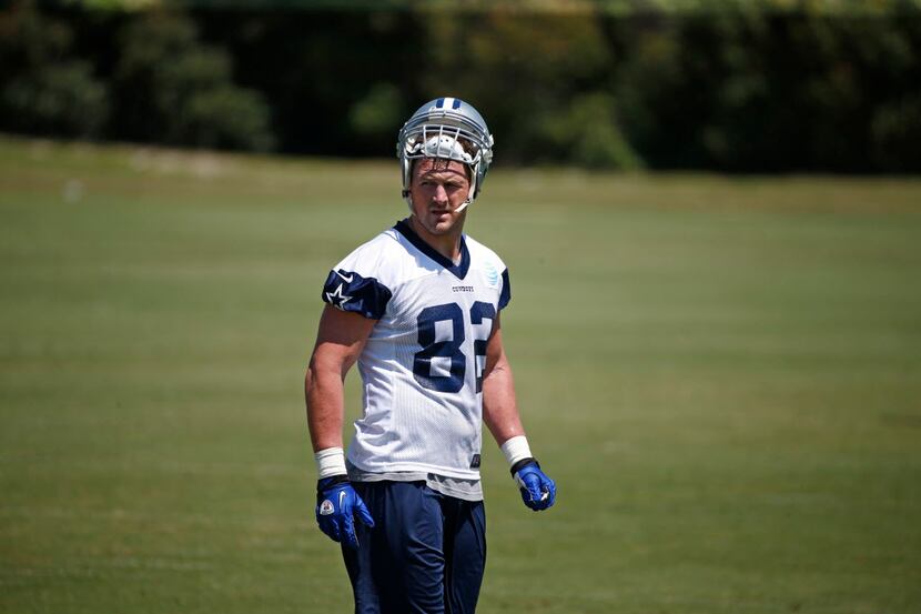 Dallas Cowboys Jason Witten during OTA practice at Valley Ranch in Irving, Texas Wednesday,...