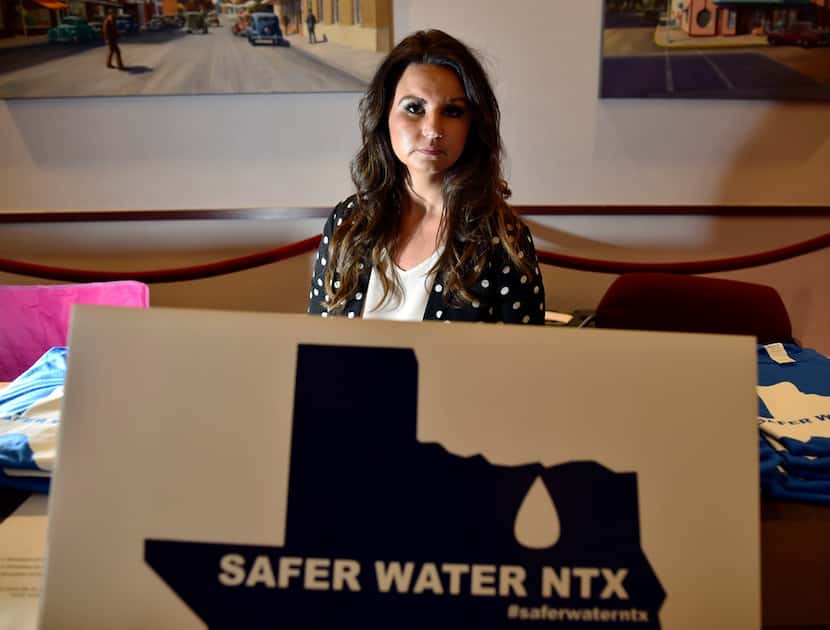 Jamie Stephens, co-founder of the Safer Water North Texas Facebook group, accuses the North...