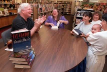  Pat Conroy signed books for more than 150 fans at a 1995 appearance in Arlington. (File...