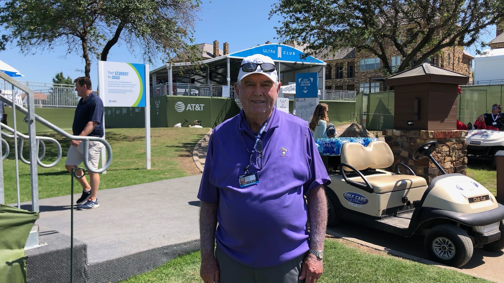 1971 Masters Champion Charles Coody, pictured here on Thursday at the opening round of the...