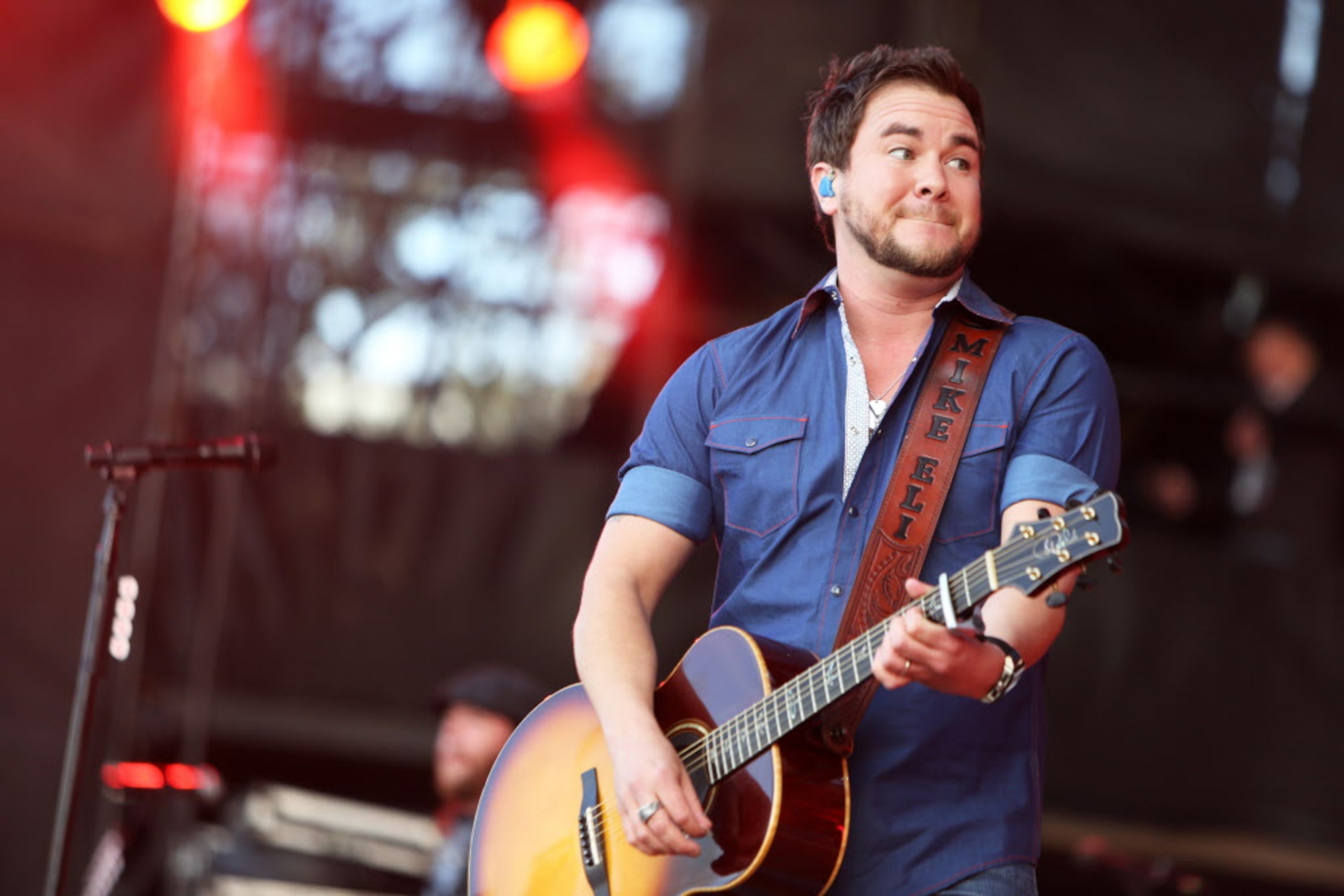 Mike Eli of the Eli Young Band performs onstage at the 2014 NCAA March Madness Music...