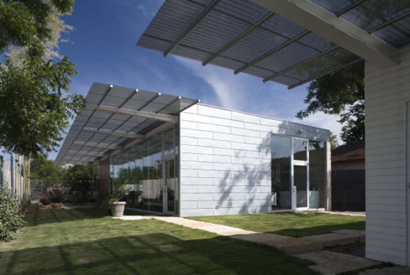 Architect Ron Wommack's own residence near Oak Lawn won a Dallas AIA award.