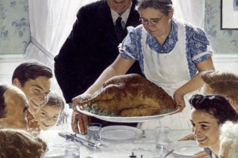 Norman Rockwell (1894-1978)
Freedom from Want, 1942, oil on canvas
Published in The Saturday...