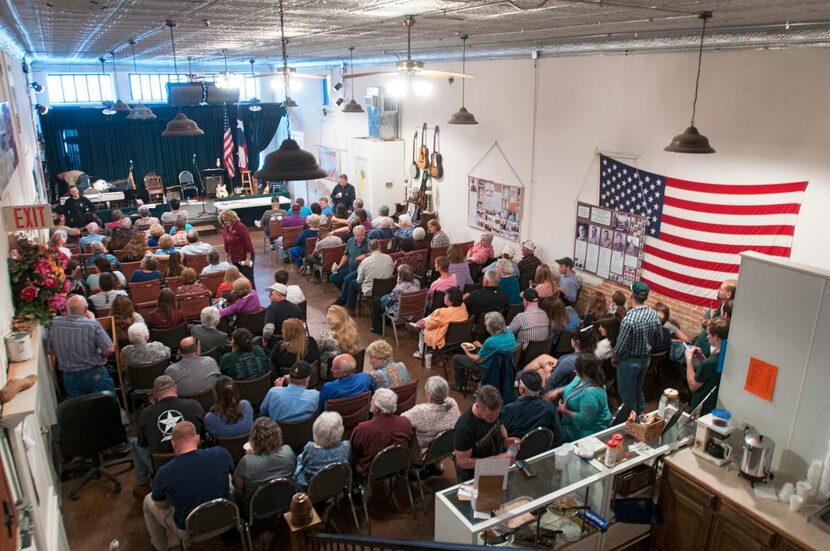 
Caddo Mills residents pack the Opry house for a musical fundraiser. 
