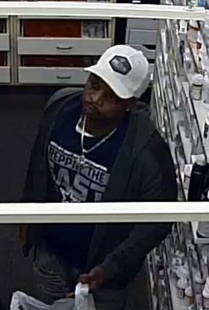 Rockwall police are searching for this man in connection with a robbery that happened Monday...