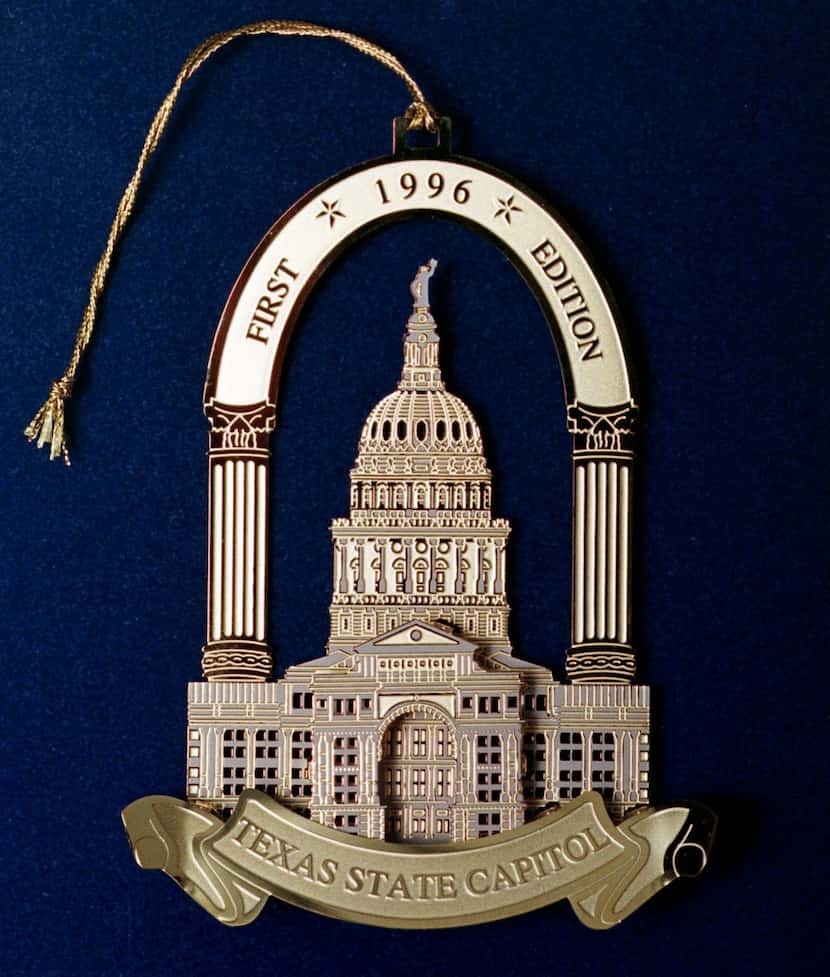ORG XMIT:  Texas State Capitol Christmas tree ornament. Photographer: Tom Fox  Credit:...