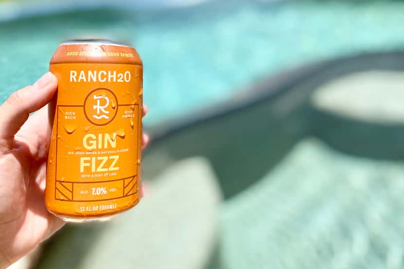 Dallas-based RancH2O launches new Gin Fizz canned cocktail.