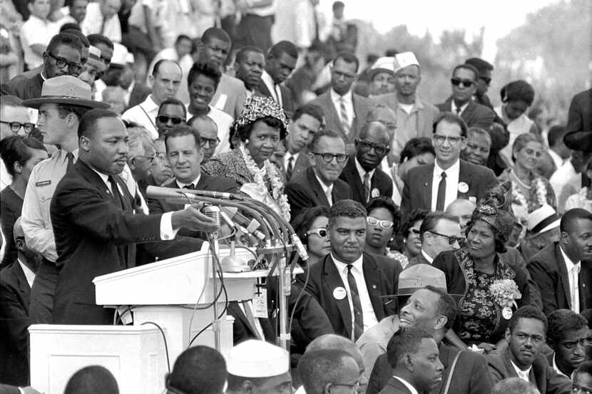 The Rev. Dr. Martin Luther King Jr., head of the Southern Christian Leadership Conference,...