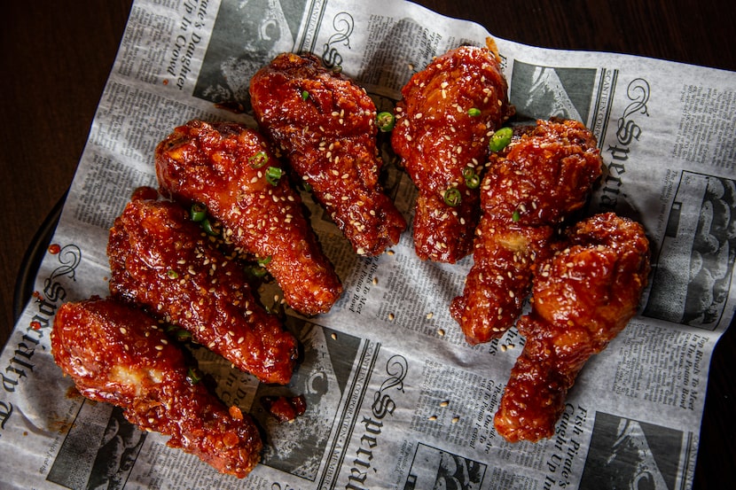 Sweet and Spicy Drumsticks at Ari Chicken in Carrollton