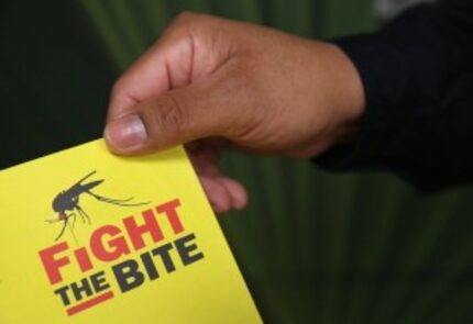  An example of literature being distributed in McAllen. (Getty Images)