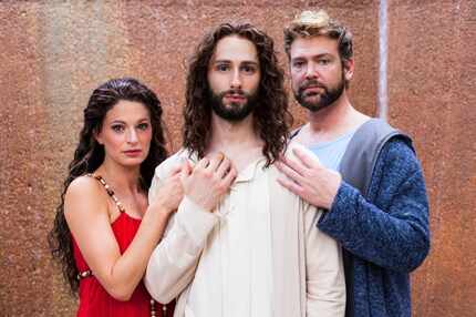Jackie Burns played Mary Magdalene, Daniel Rowan played Jesus and Michael Hunsaker played...