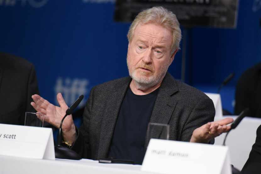 Director Ridley Scott attends "The Martian" press conference on day 2 of the Toronto...