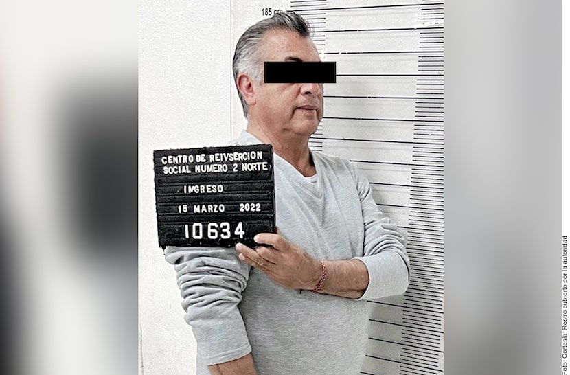 El exgobernador Jaime Rodríguez, ingresó la tarde del martes al Penal de Apodaca.