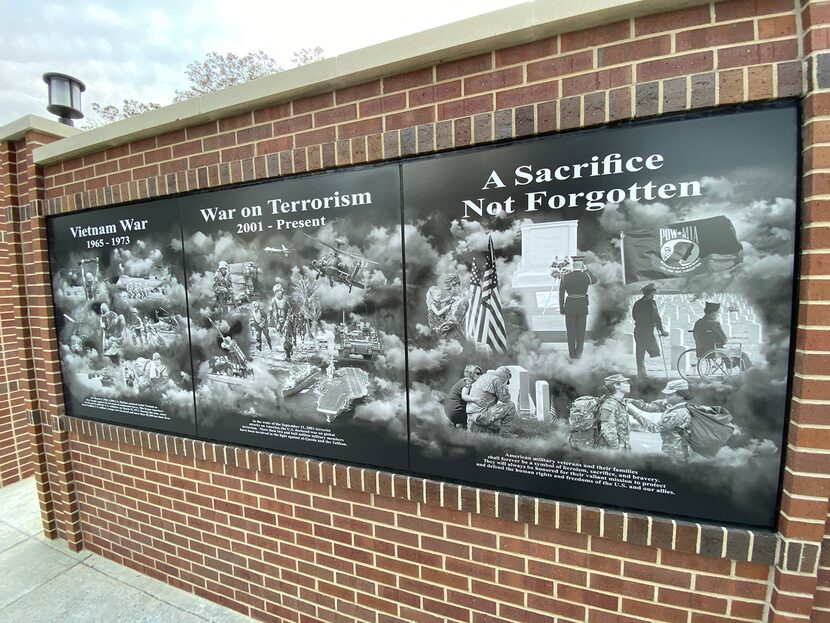 A veterans memorial in Mesquite is now open to the public.