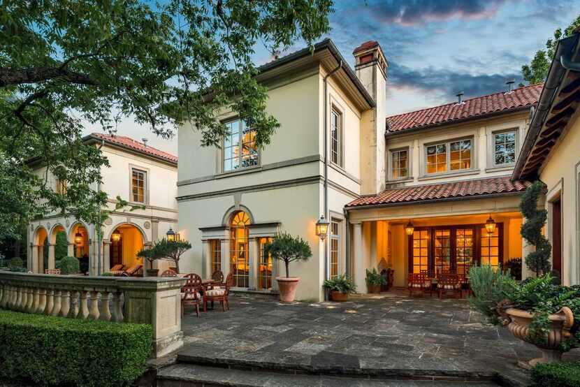 This Mediterranean-style mansion on Armstrong Parkway in Highland Park has 11,702 square feet.