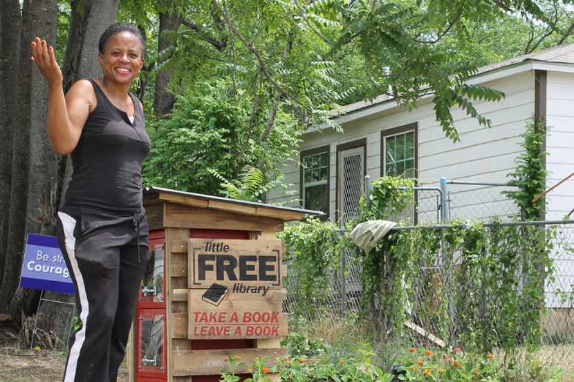 Alendra Lyons and the Mill City Little Free Library