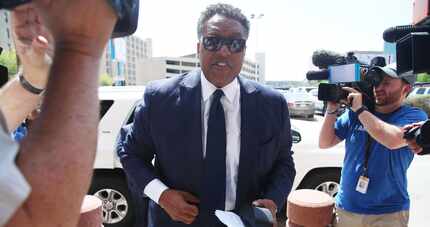Dwaine Caraway arrived at the Earle Cabell Federal Building in April 2019 for sentencing in...
