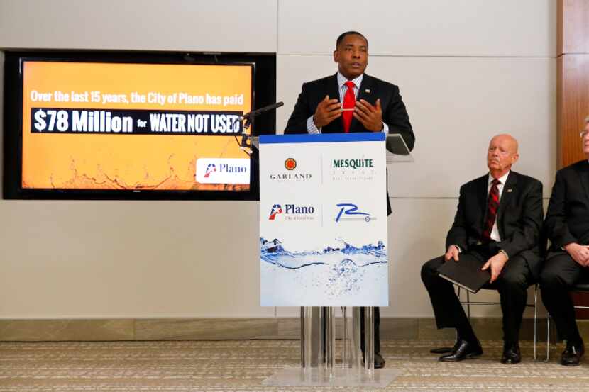 Plano Mayor Harry LaRosiliere and officials from Garland, Mesquite and Richardson are asking...