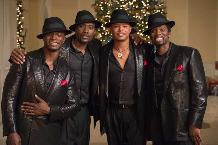 Harold Perrineau (right) starred in "The Best Man Holiday" with (from left) Taye Diggs,...