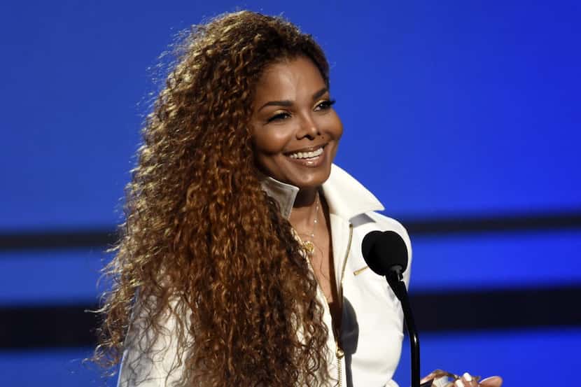FILE - In this June 28, 2015, file photo, Janet Jackson accepts the ultimate icon: music...