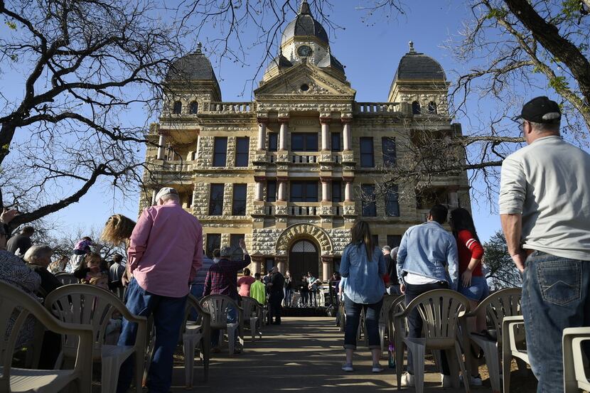 The Denton County Courthouse-On-The Square hosted a Good Friday celebration this past May....