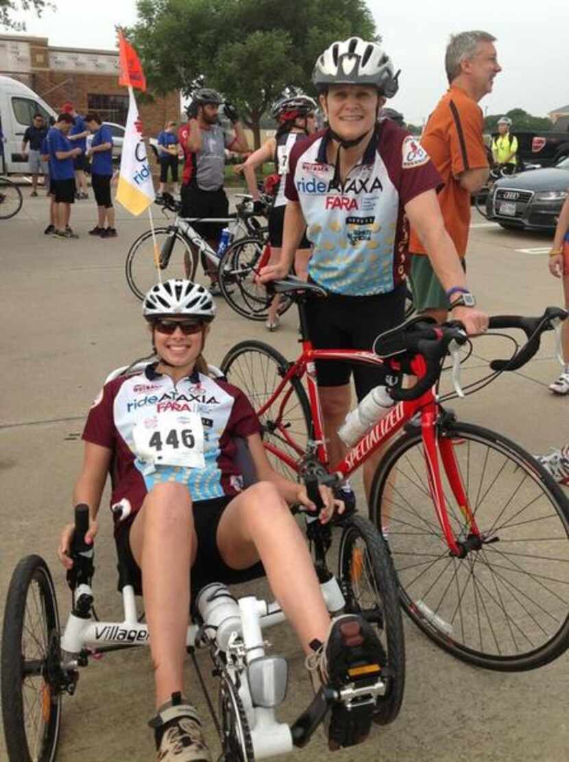 
Emily Penn and her mother, Alexis Penn, participated in the Wild Ride Against Cancer in...