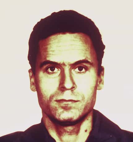A 1979 jail photo of convicted serial killer Theodore "Ted" Bundy. 