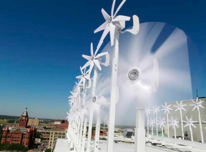 
The wind farm at El Centro College appears to be the only one operating in Dallas County,...