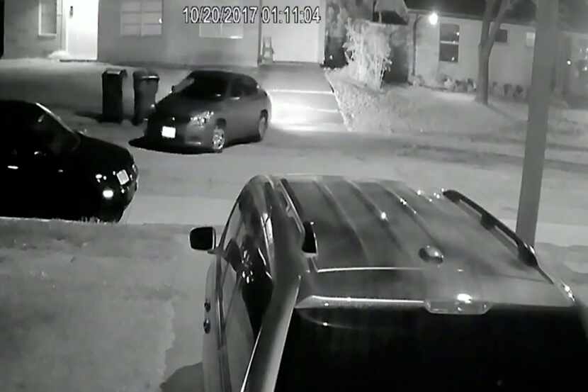 Garland police said in a news release that video surveillance from a residence on East Linda...