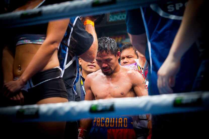 EL filipino Manny Pacquiao considera que aún no es tiempo de colgar los guantes. Foto GETTY...