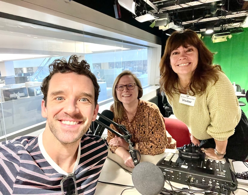 Actor Michael Urie stops by The Dallas Morning News for an appearance on the Eat Drink D-FW...